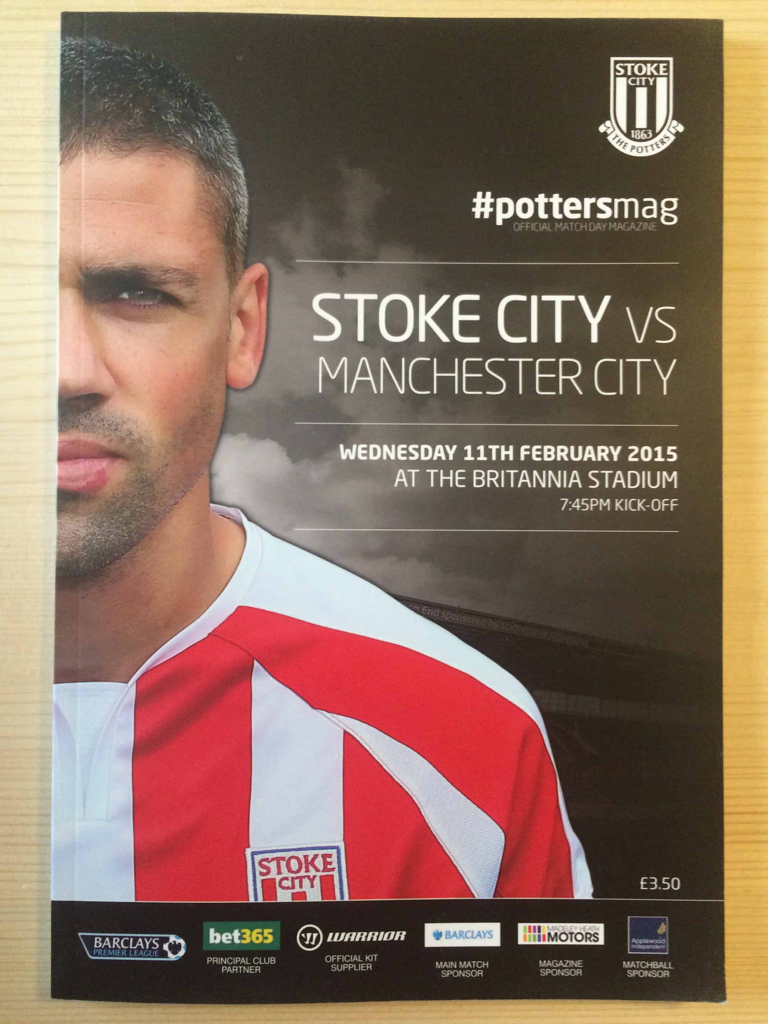 Stoke City FC v Manchester City FC